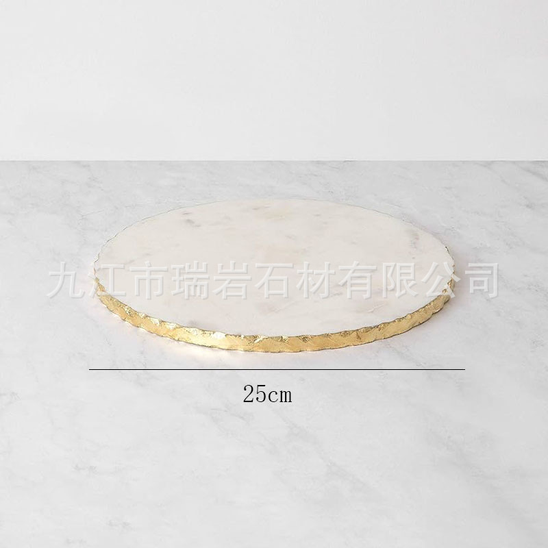 Nueva paleta de lujo ligera de mármol natural Phnom Penh Hotel Home Baño almacenamiento Aromaterapia Dispuesto al por mayor