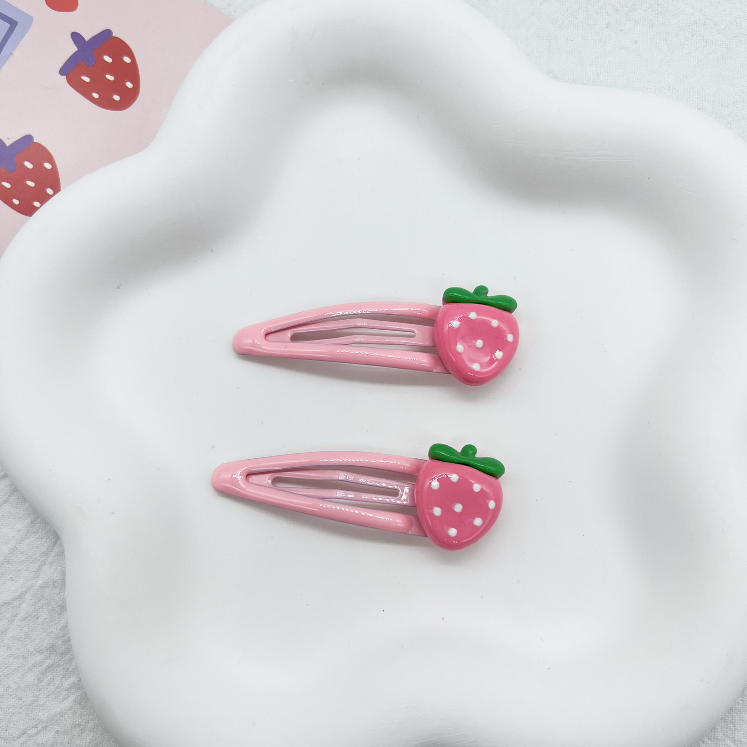 Women's Sweet Strawberry Plastic Hair Clip display picture 5