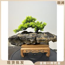 灵璧奇石花盆精品盆景 微景观 盆栽