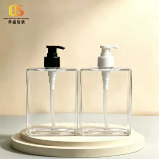 现货400ml白色按压式护发洗发水瓶分装香氛洗护沐浴露瓶塑料空瓶