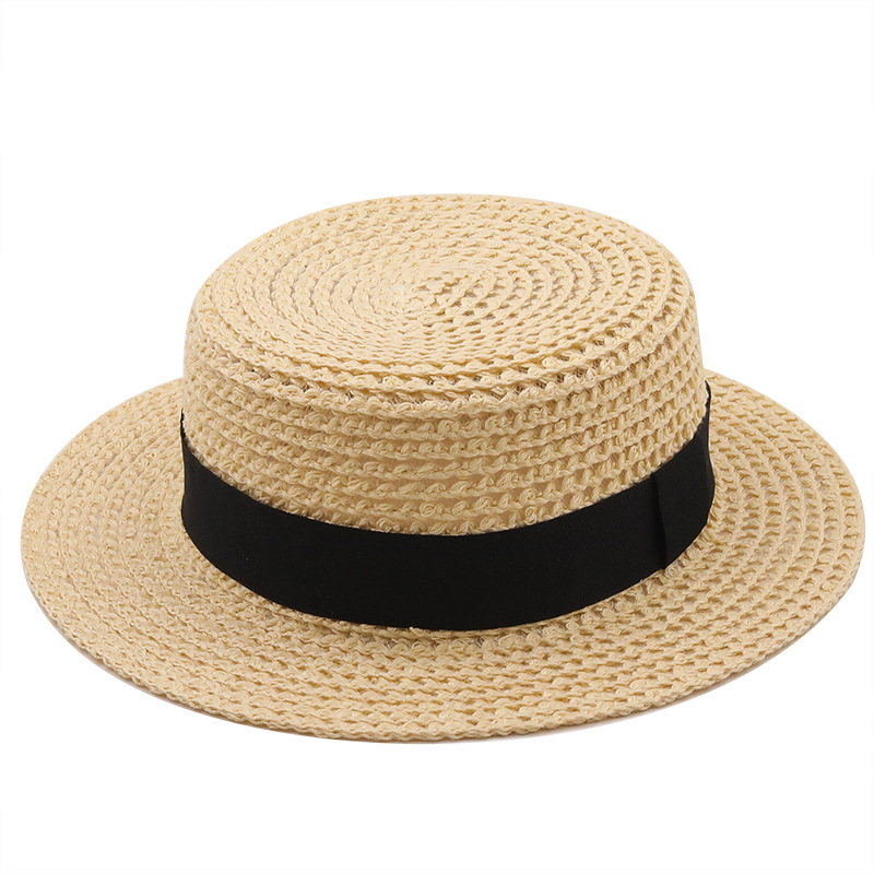 Straw Men's And Women's Summer Sunshade Beach Big Brim Sun Hat display picture 2