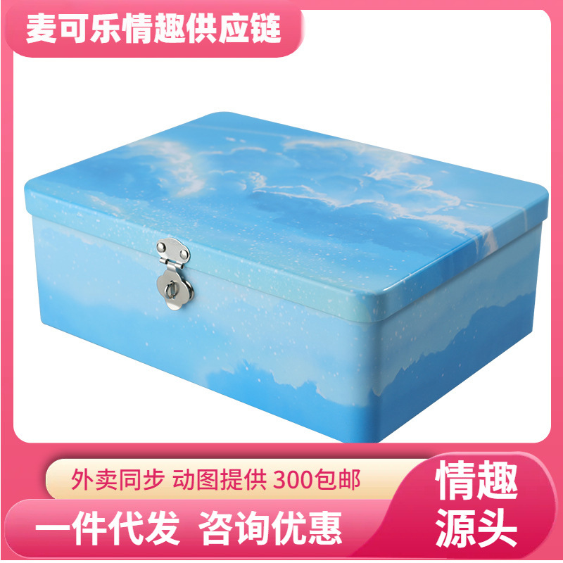 Caja de almacenamiento de cubierta de flip de aluminio, caja de embalaje universal, caja de flip rectangular, caja de flip