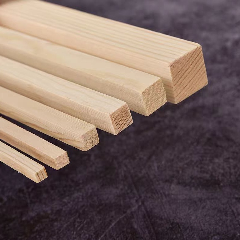 樟子松木方木条松木条DIY手工模型材料木板条木线条木块
