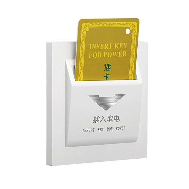Hotel type 86 wall 40A high power arbitrary card insertion card power switch panel hotel entrance power switch