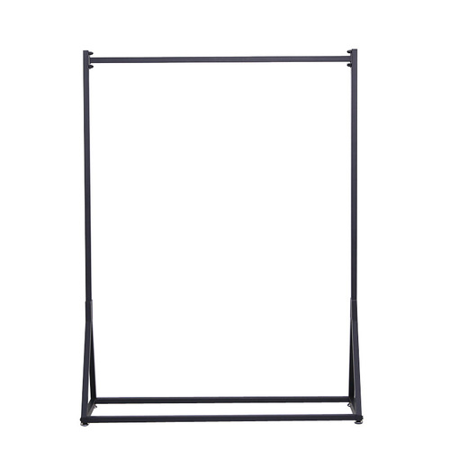 Ironwork clothing store display rack floor-standing combination wedding gown hanger for men and women side hanger minimalist display rack