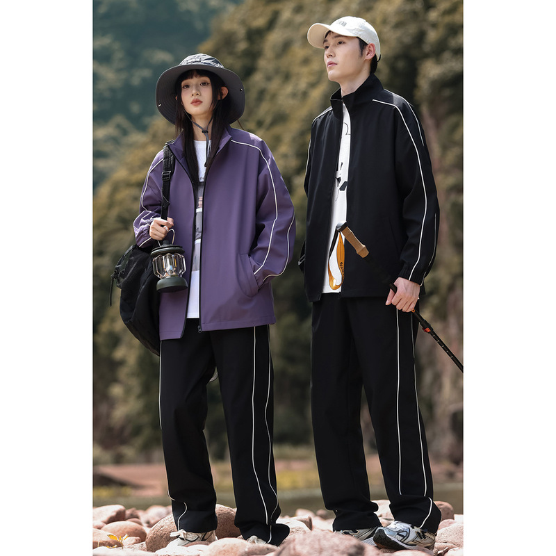 Fashionable Casual Suit Versatile Jacket Men's Outdoor Business Two-Piece Set Group Wear Sportswear High Quality