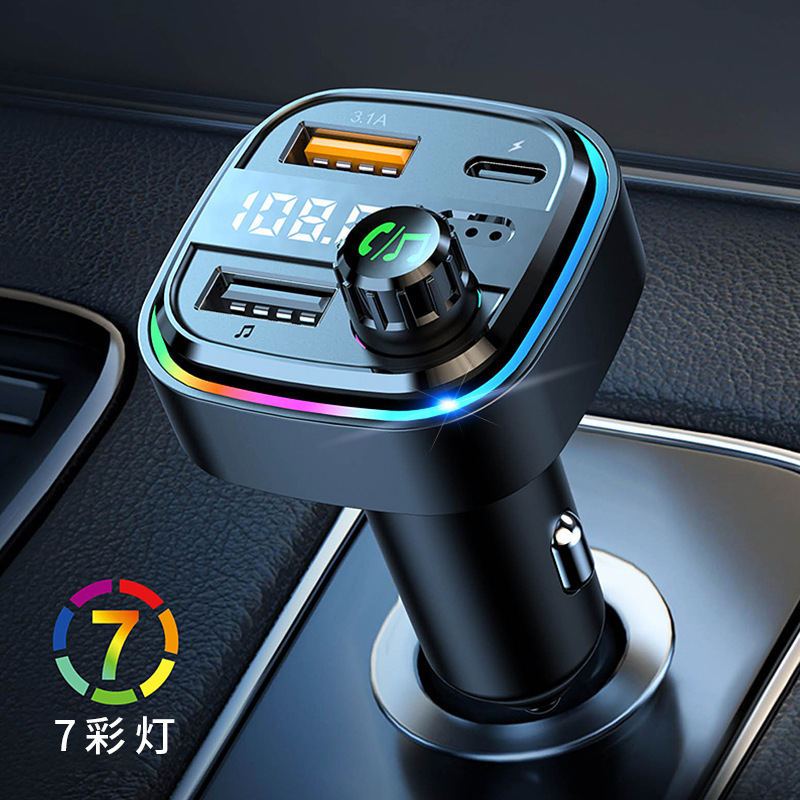 Cargador de coche con Bluetooth y transmisor FM