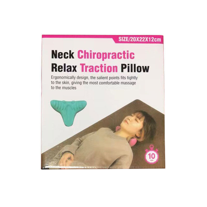 新品韩国颈椎指压按摩枕塑胶颈椎按摩器消除富贵包肩部肌肉放松器