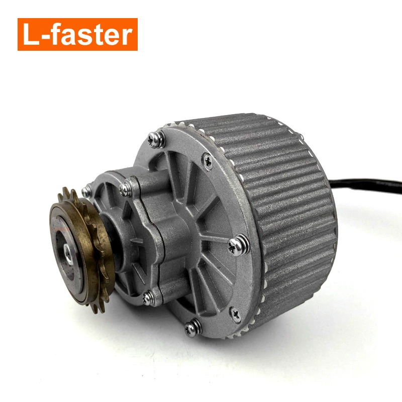 24V36V щеточная Шестерня двигатель постоянного тока 9-зубчатая Звездочка электрический скутер велосипед