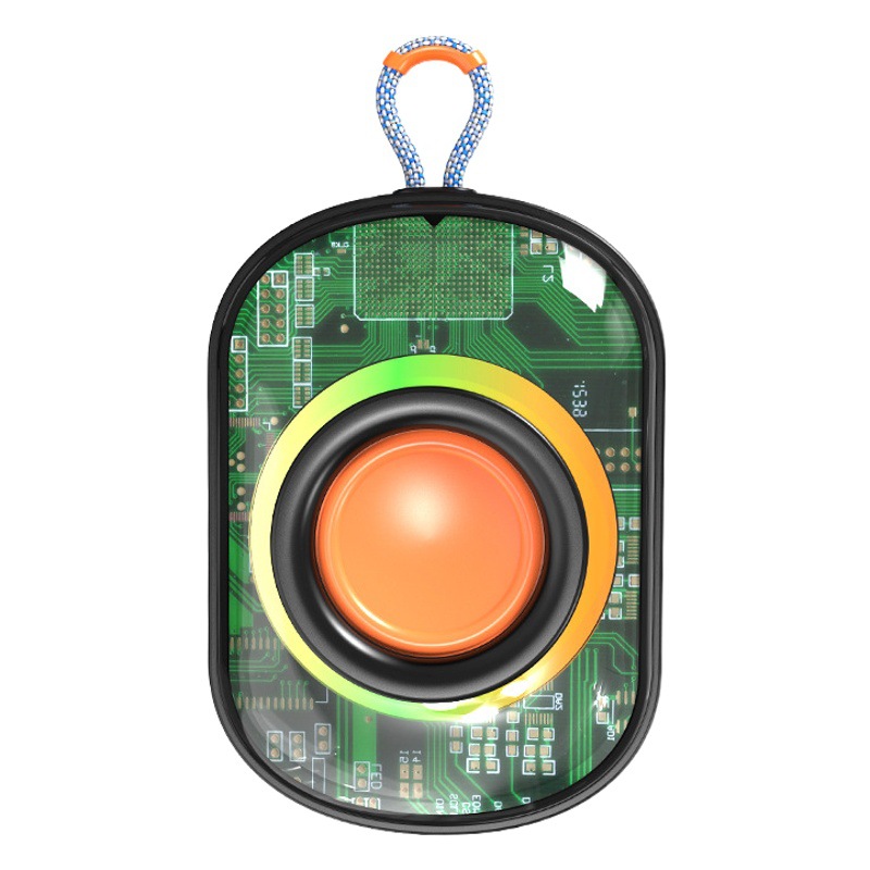 Transfronterizo transparente colorido Altavoz Bluetooth mini PORTÁTIL ESTÉREO bajo diafragma al aire libre impermeable pequeño regalo de audio