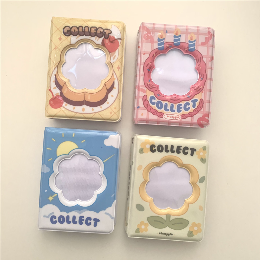 Ins Cute Blue Sky And White Clouds Pattern Hollow Out 3-inch Polaroid Mini Album Star-chasing Aidou Album Mini Truck Storage display picture 1