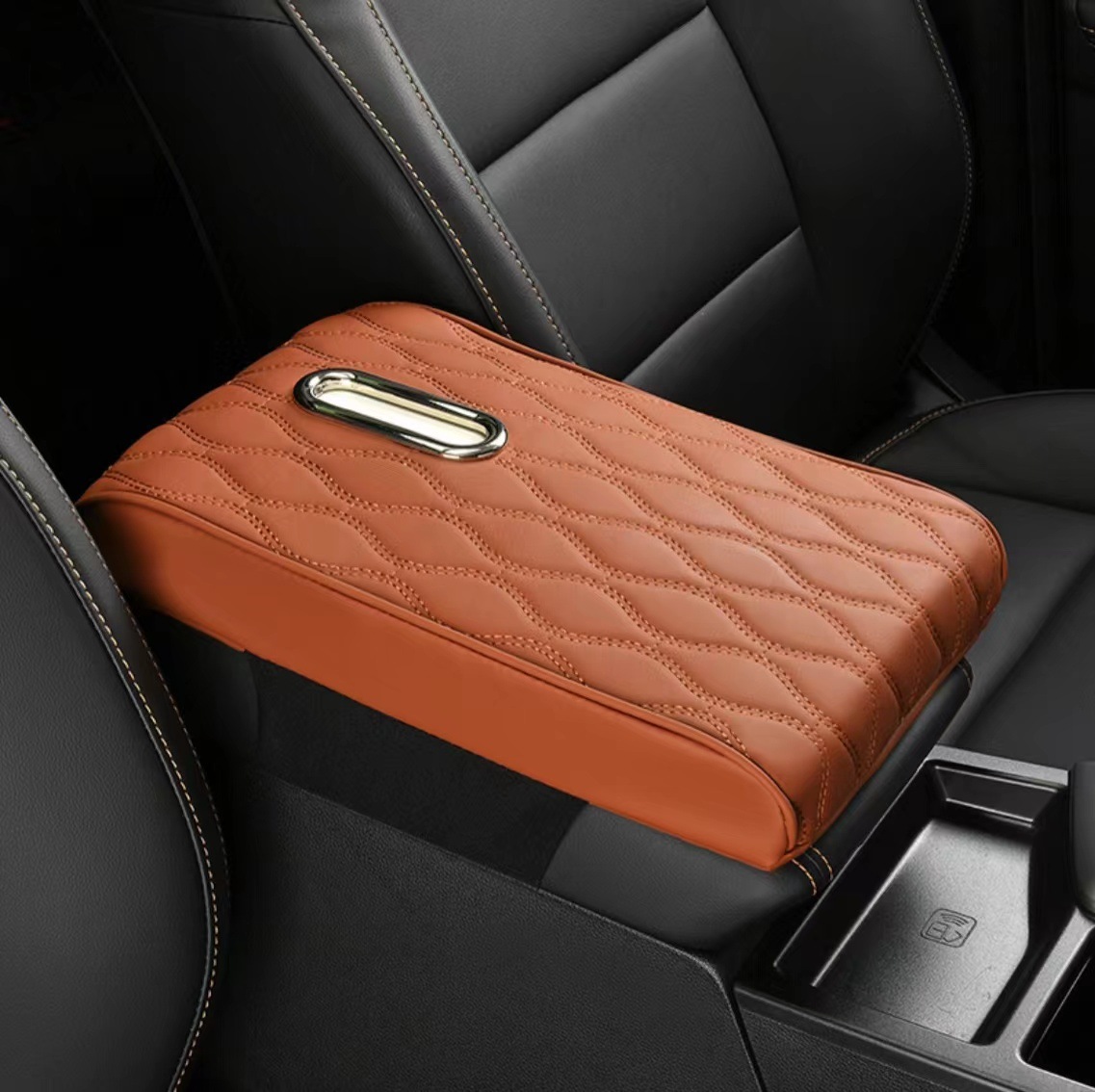 Source Manufacturer Car Interior Armrest Box Pad Central Control Multi-Functional Booster Pad Universal Type with Tissue Three-In-One Armrest