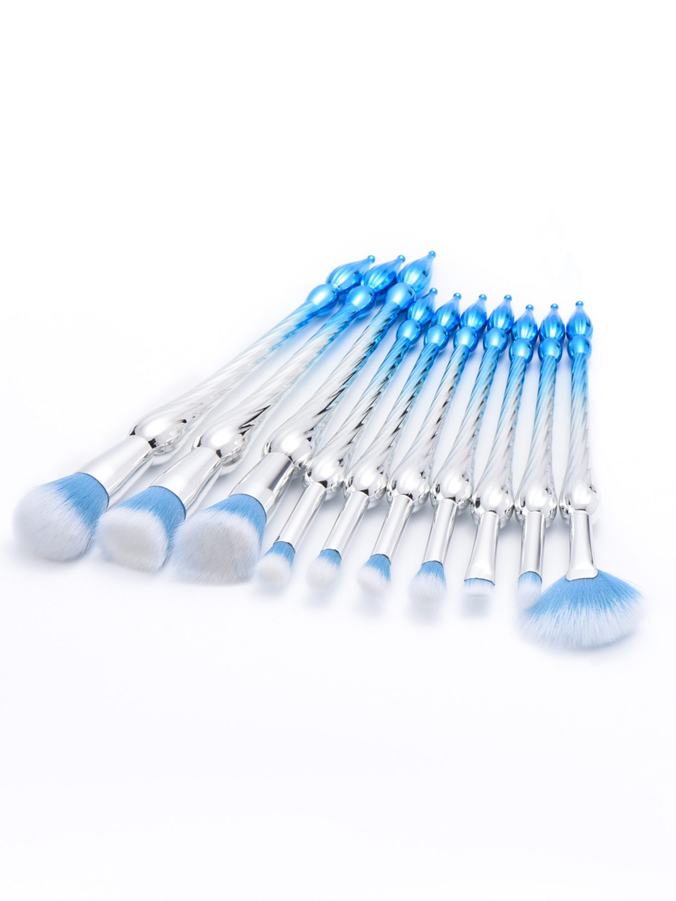 10 neues mehrfarbiges Make-up-Pinselset_voghion.com