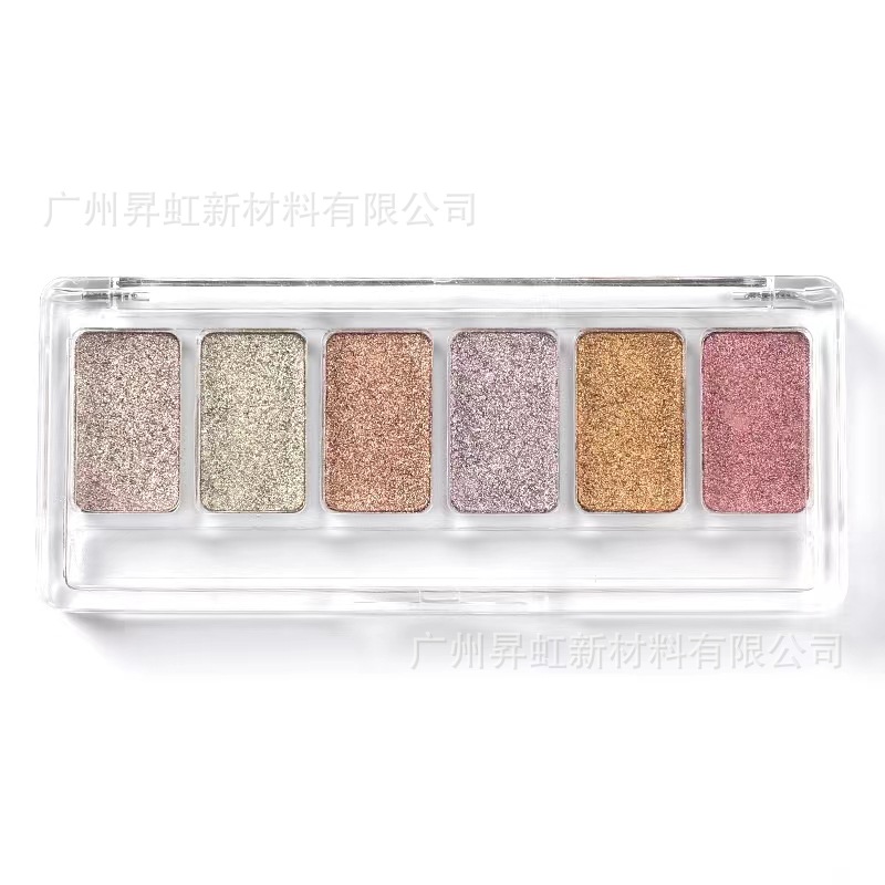 Manicura polvo de espejo mágico sólido de seis colores polvo de oro de lujo sólido Hada Aurora polvo manicura traje de polvo de espejo mágico de 6 colores