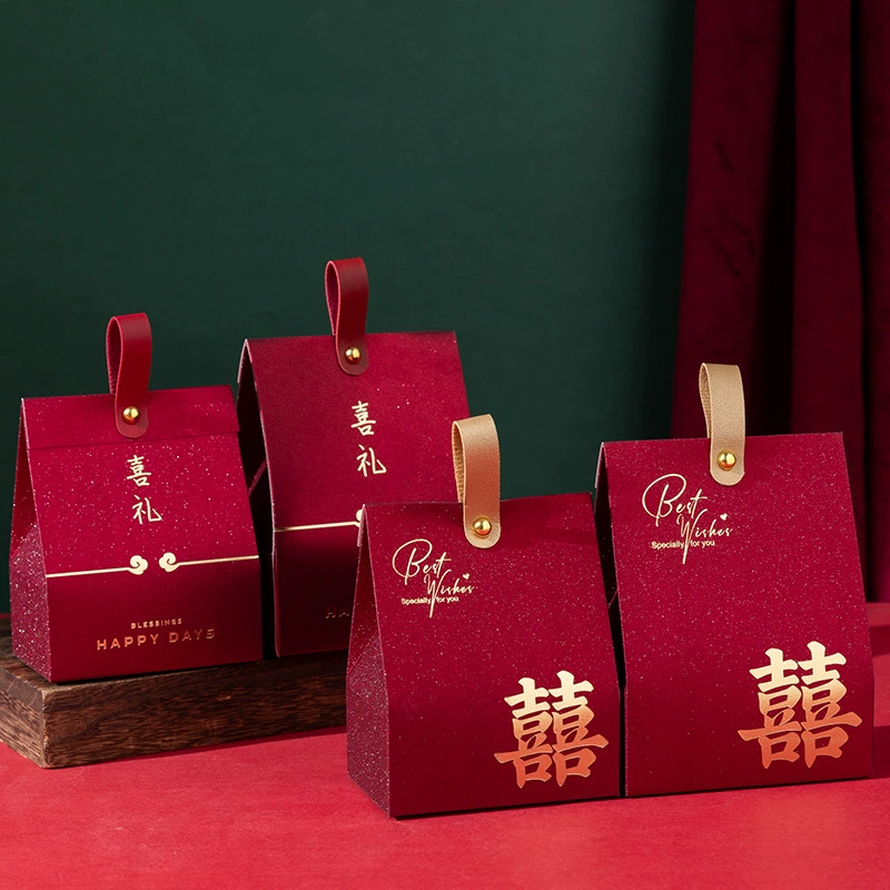 Свадебная коробка для конфет, новая коробка для конфет в китайском стиле для помолвки, подарочная коробка премиум-класса, матовая упаковка для конфет оптом