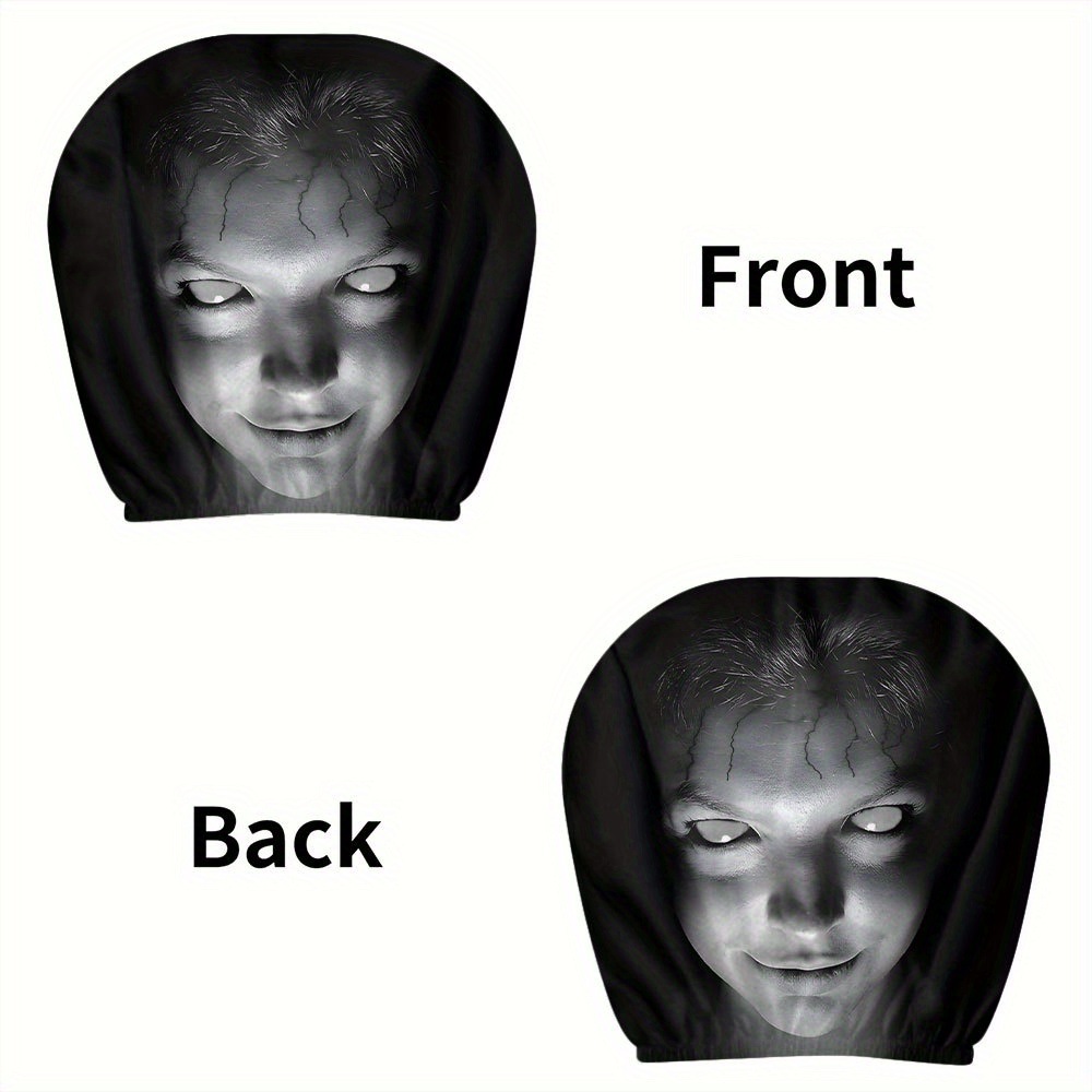 Car Headrest Cover, Factory Direct Sales, Portrait Printing, Can Be Labeled and Shipped on Behalf of the Customer, Custom-Made from Provided Images, Popular Cross-Border Product, Universal