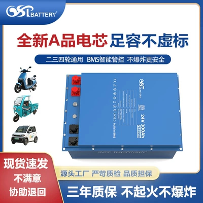 24V300Ah Lithium Iron Phosphate Battery for Two, Three, and Four-Wheel Electric Vehicles, Golf Cart Batteries, and Automotive Use