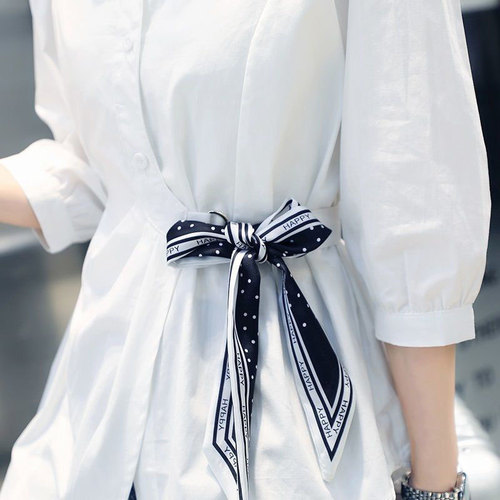 Spring 2025 7/8 Sleeve Blouse Fashion and Chic Early Spring Top for Women Plus Size Fat Hiding Stomach and Concealing Flesh Slimming Waist