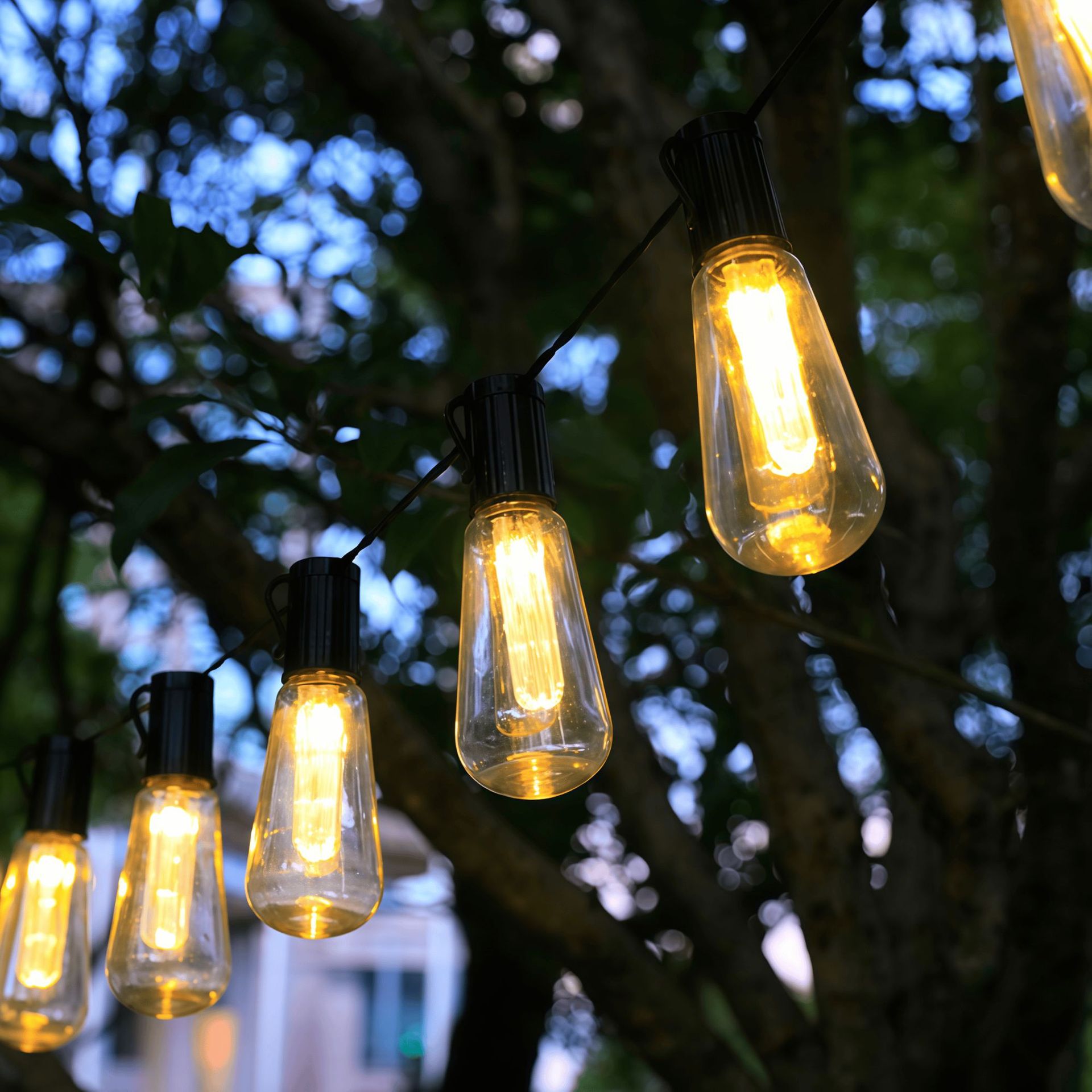 Nueva lámpara LED de papaya al aire libre camping decoración de patio cortina impermeable cadena de lámparas ambiente