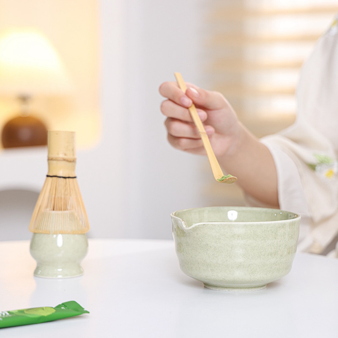 Matcha cuenco de té matcha cepillo de té espuma herramientas de té de la dinastía Song set Matcha ceremonia de té