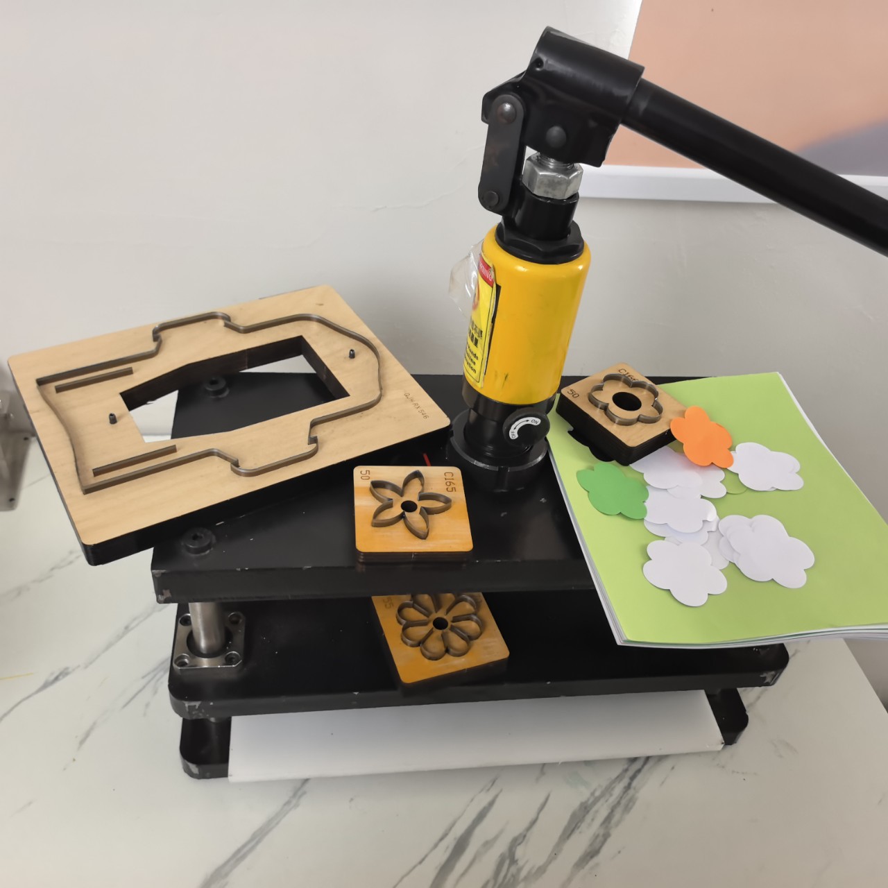 液压手动模切机小型压力机刀模冲压机纸皮布料裁切下料压模机5吨