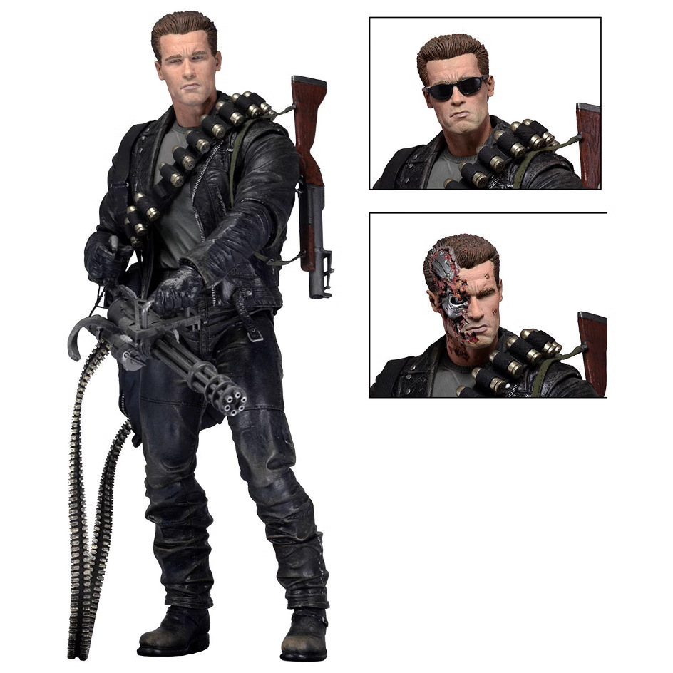 NECA Terminator futuro Guerrero 2 Schwarzenegger T800 edición de lujo Arnold muñeca móvil modelo hecho a mano