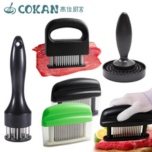 厂家现货两用肉锤汉堡压不锈钢家用嫩肉针牛排锤嫩肉器插肉针敲肉