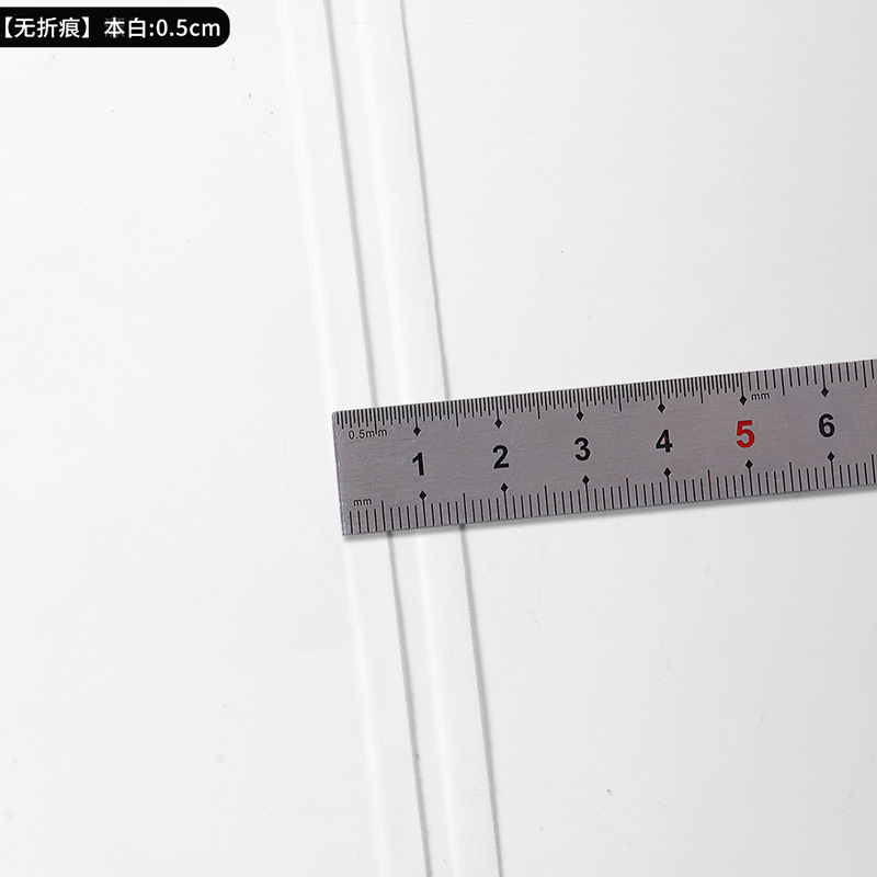 주름이없는 0.5cm * 검은 색 * 7070 매트 (4000 m/bag)