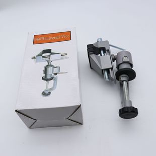 Upgrade 360 degrees aluminum alloy universal rotating bench vise electric drill electric grinder bracket table vise