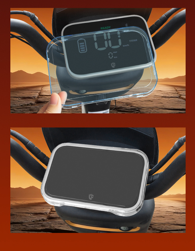Suitable for Yadi B15/B15-H Electric Vehicle Waterproof Instrument Shell and Central Control Screen Protective Cover Modification Accessories