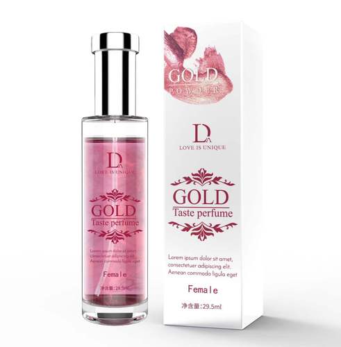Three-color pheromone erotic perfume gold powder bait fee nude fragrance for men and women flirting attraction perfume