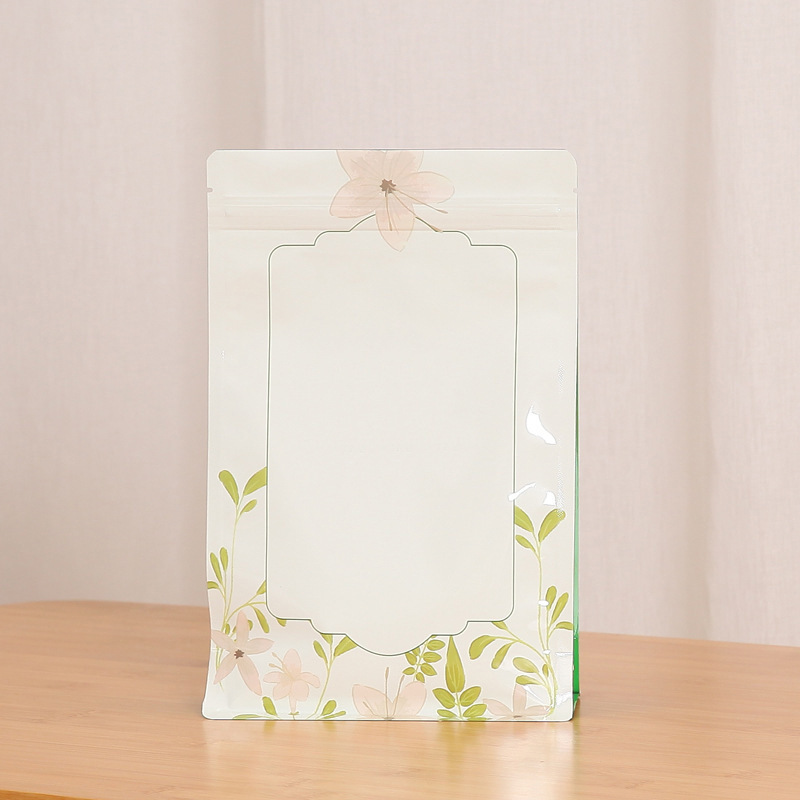 現物250g ~ 500gジャスミン茶包装アルミ箔袋食品真空茶葉自封八辺封袋カスタム|undefined