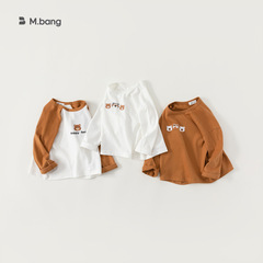 Beibei City Girls' Long-Sleeve T-Shirts, Spring Kids' Wear: Casual Children's & Baby Girl Pullover Base Layers, Boys' Style CY83046