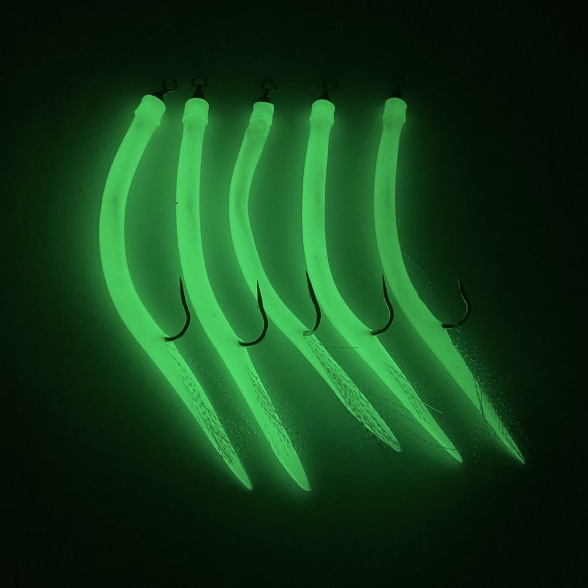 Anguila gancho arrastre traje de pesca Luya suave cebo imitación gancho manguera Anguila cebo látex tubo Anguila gancho