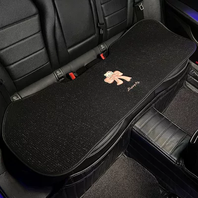 Universal seat cover – Car seat cushion, summer cooling pad - all-season-usebowknot-cat-black-starry-sky-rear-seat-cushion-single-piece-no-specifications
