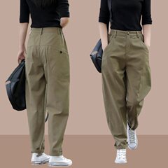 アマゾンの対外貿易クロスボーダー工場直売の小さい足のハーレムのズボンのダイコンのゆったりしている大きいサイズのカジュアルなズボンの子供
