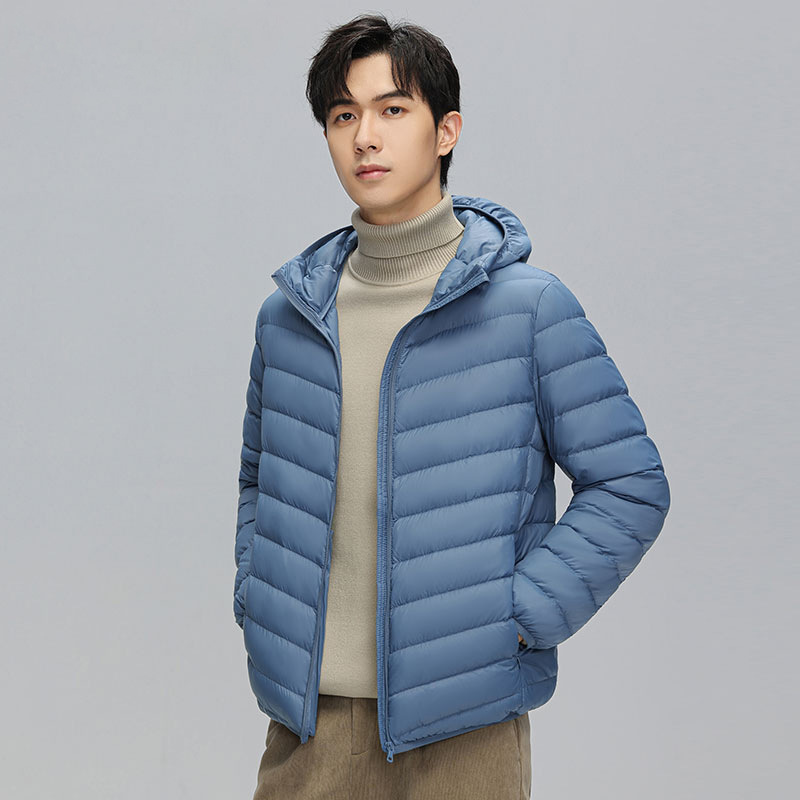 가을과 겨울 다운 재킷 남자의 짧은 겨울 경량 후드 패션 인기있는 따뜻한 휴대용 코트 트렌디 한 겨울 옷