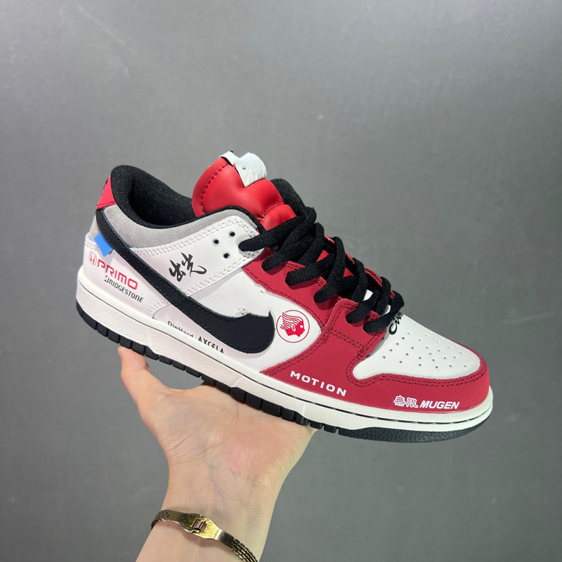 Original Dunk Sneakers Racing Collaboration Sb Retro Low-Top Casual Shoes Sports Skateboard Shoes Air-Cushioned Motorcycle Men's Trendy Shoes