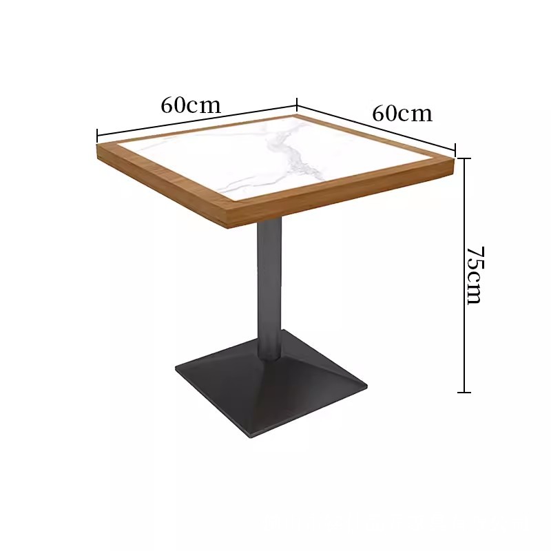 Silla de comedor de madera maciza para restaurante