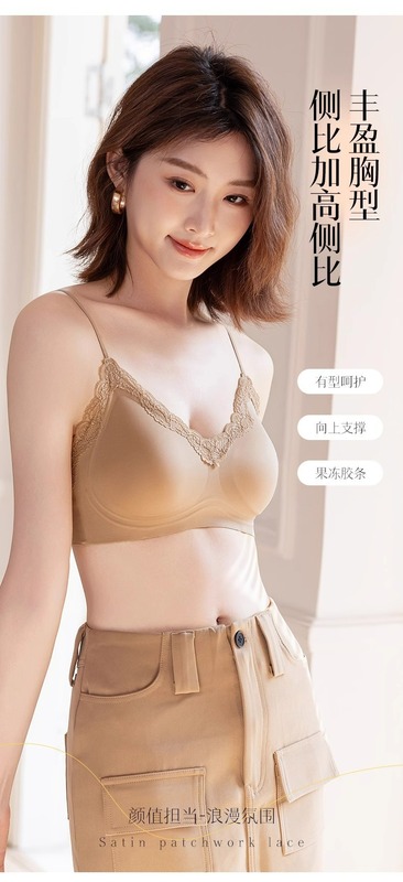 細い肩紐、胸が小さい女性向けのシームレスな背中美人下着、ノンワイヤー、副乳縮小、たるみ防止ベストブラジャー卸売|undefined