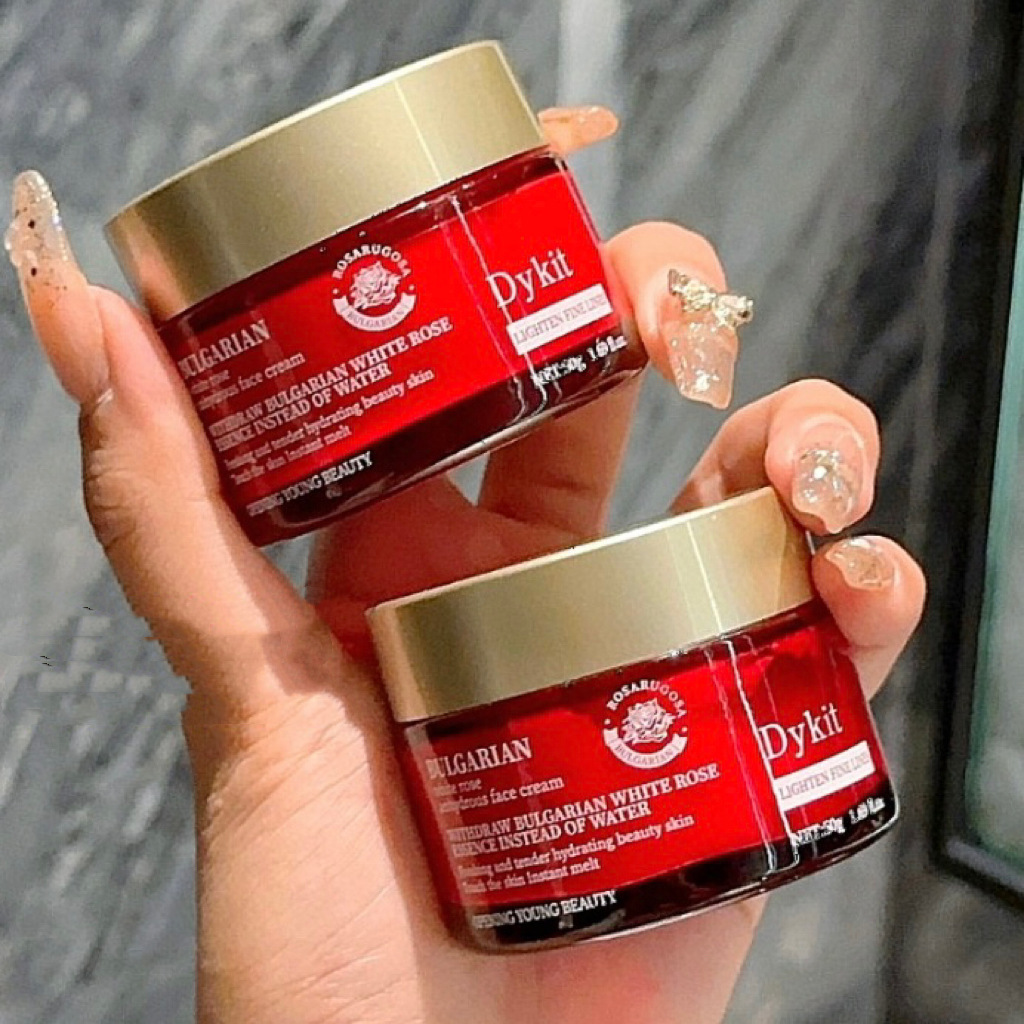 Dykit保加利亚白玫瑰无水面霜角鲨烷烟酰胺抗皱补水保湿滋润肌肤
