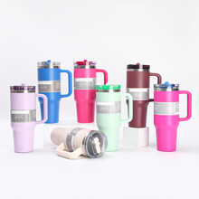 跨境40oz手柄汽车杯304不锈钢保温杯车载便携保冷巨无霸冰霸杯