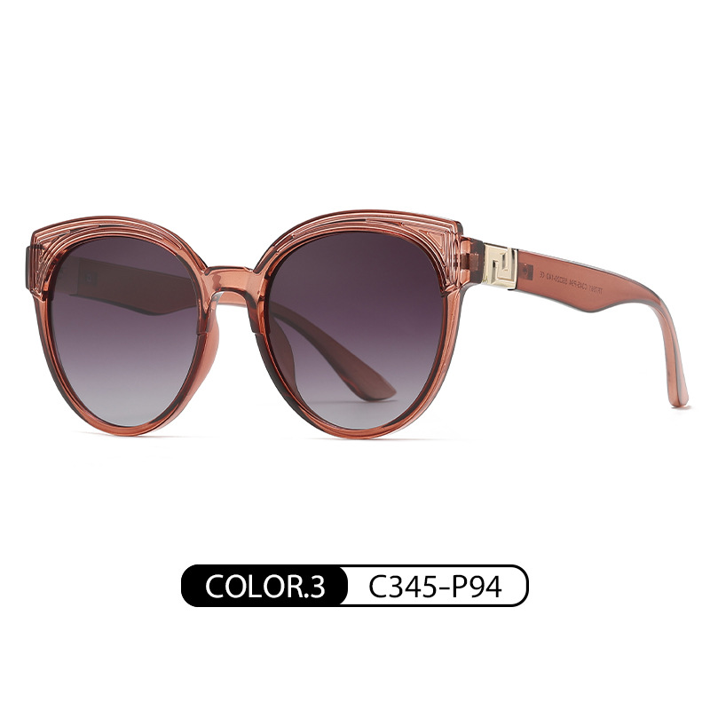 C345-P94 gris progresivo de té transparente brillante