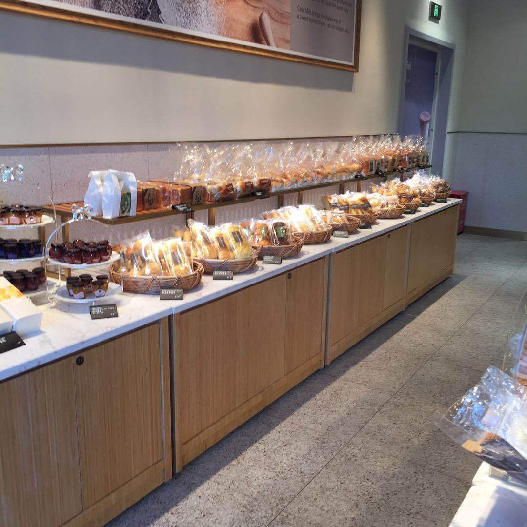 好面包展柜供应商认准杭州惠利厂展示柜货柜收纳展架高端展柜