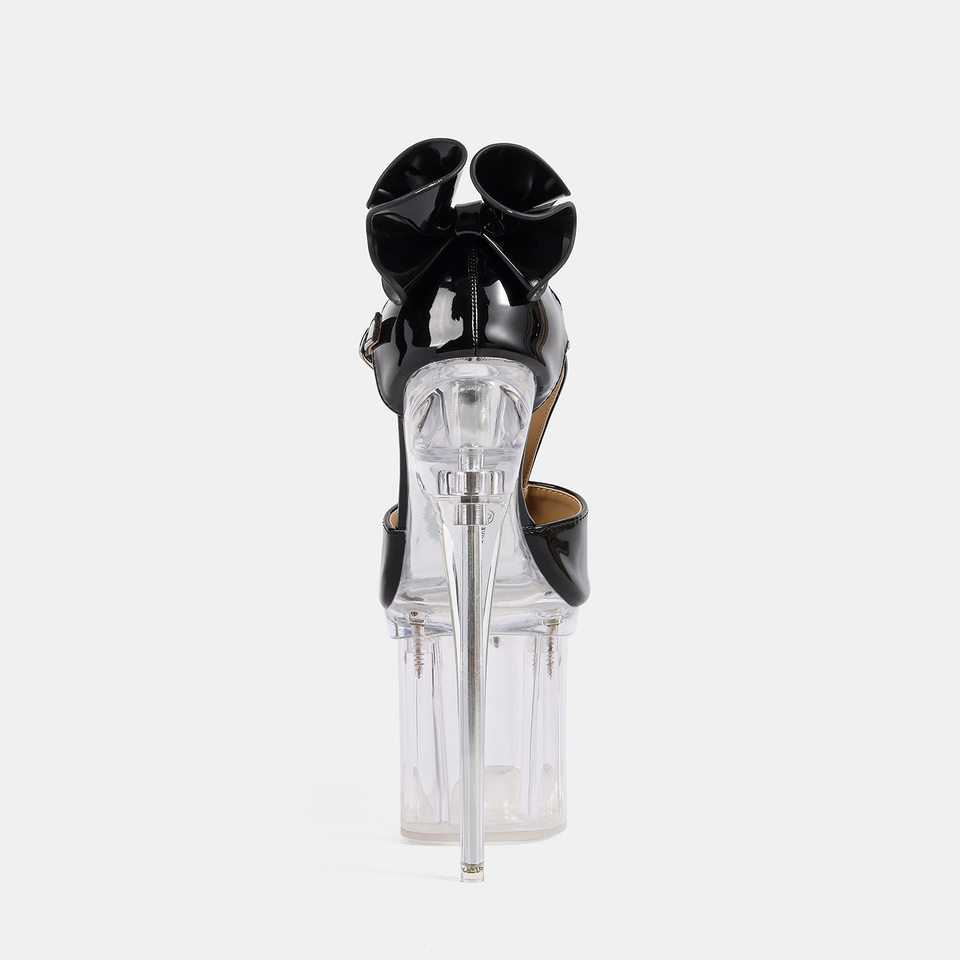 Giày cao gót nữ mũi nhọn gót thanh mảnh đế cao 9 cm — Màu trắng, màu đen, màu đỏ chi tiết 2
