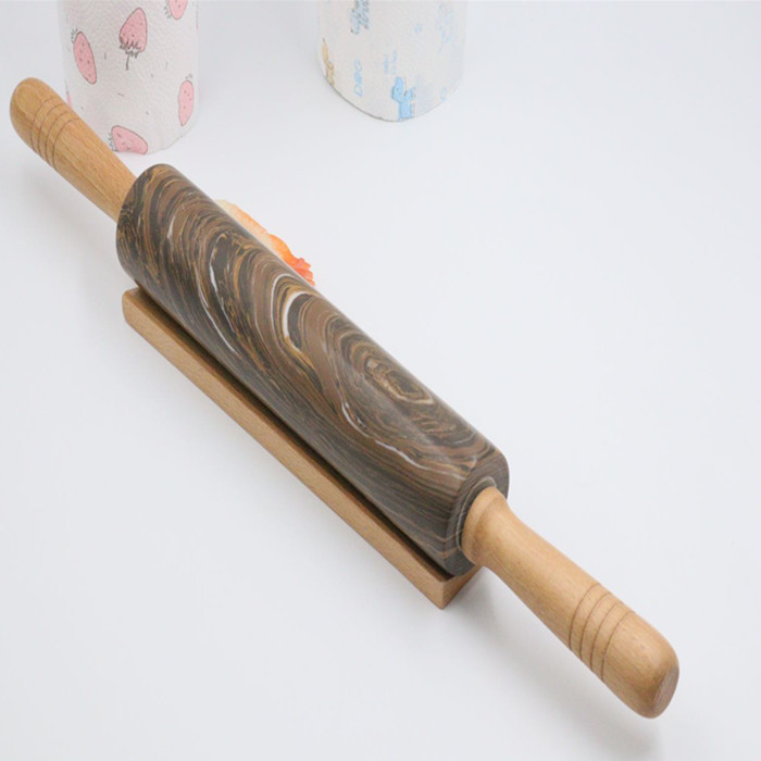 Haosheng mármol Rolling pin tamaño hogar comercial crujiente caminar martillo pastel hornear herramienta traje nuevo recomendar