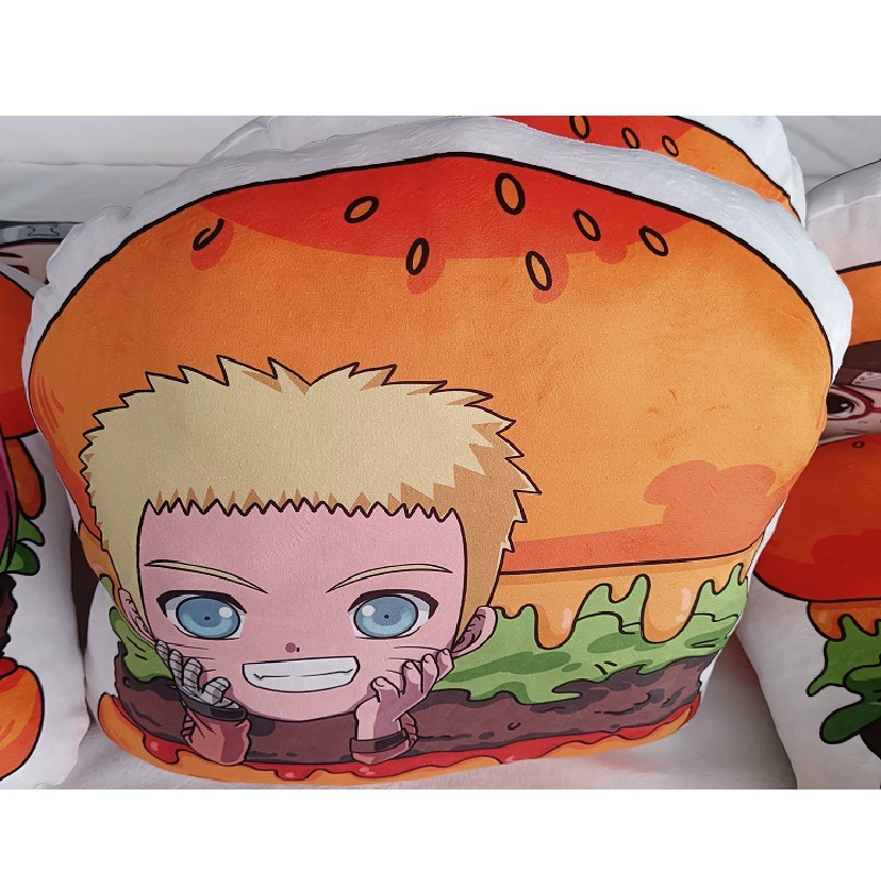 Два-мерный Саскe Naruto Сакура Бургер Окрестности производное Инопланетянин Подушка для офиса Подушка Подушка Подушка