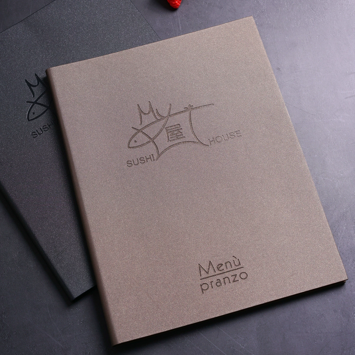 High-end вкладными листами меню делает прайс-лист меню книга меню прозрачный Карманный клип меню