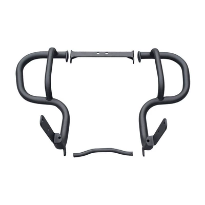 Suitable for Qianjiang flash 350 bumper front bumper flash 300s anti-fall bar competitive bar backrest shelf modification accessories (Motorcycle bumper) - black-carbon-steel-retro-bumper