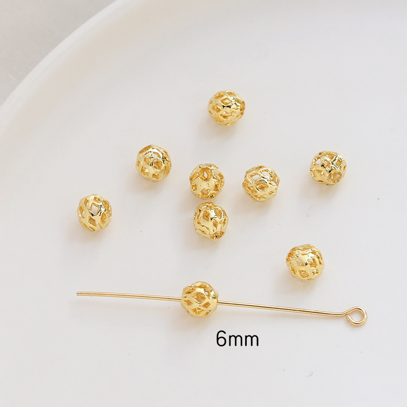 1g Weight Beads Jewelry Making Type DIY Jewelry Accessories Classification 1 Piece Quantity Copper Material Solid Color Pattern Plating Design Simple Style Style 1 Piece Copper Solid Color DIY Jewelry Accessories Beads 15